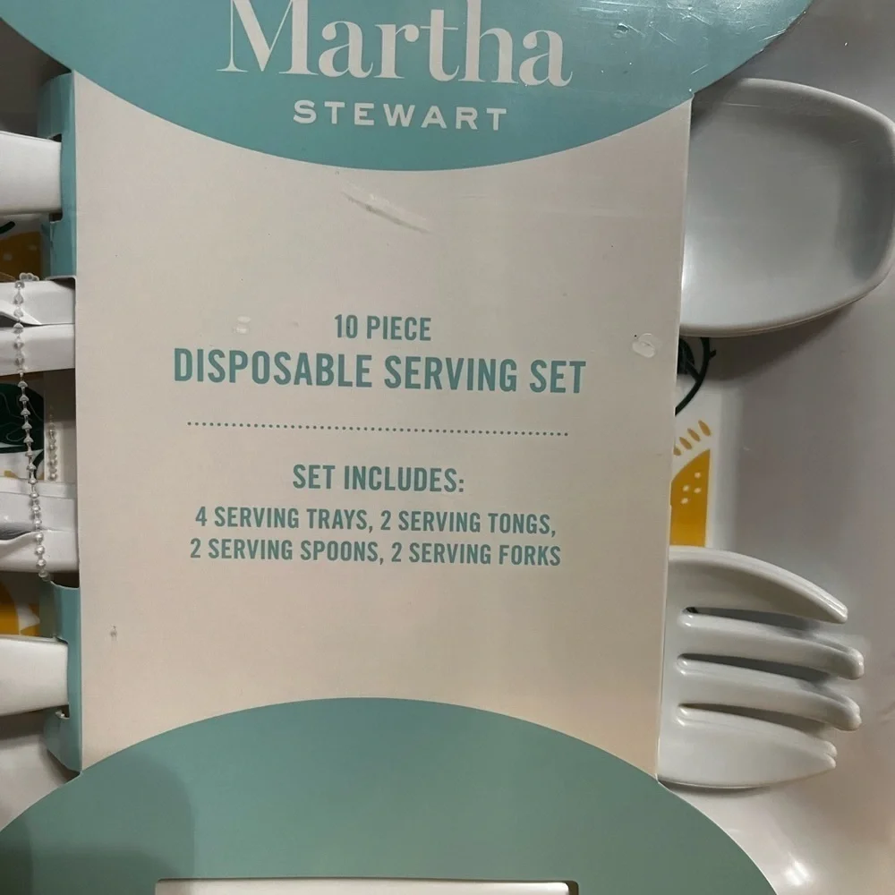 Nwt- Martha Stewart 10 piece Serving Set